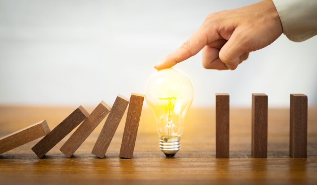 失敗を回避しているイメージ