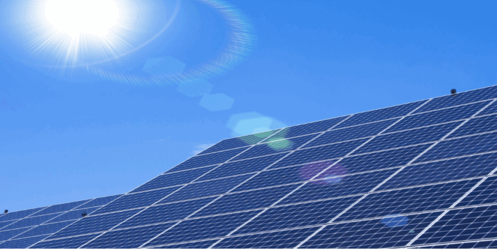 太陽光発電の仕組みと構成要素に関する画像